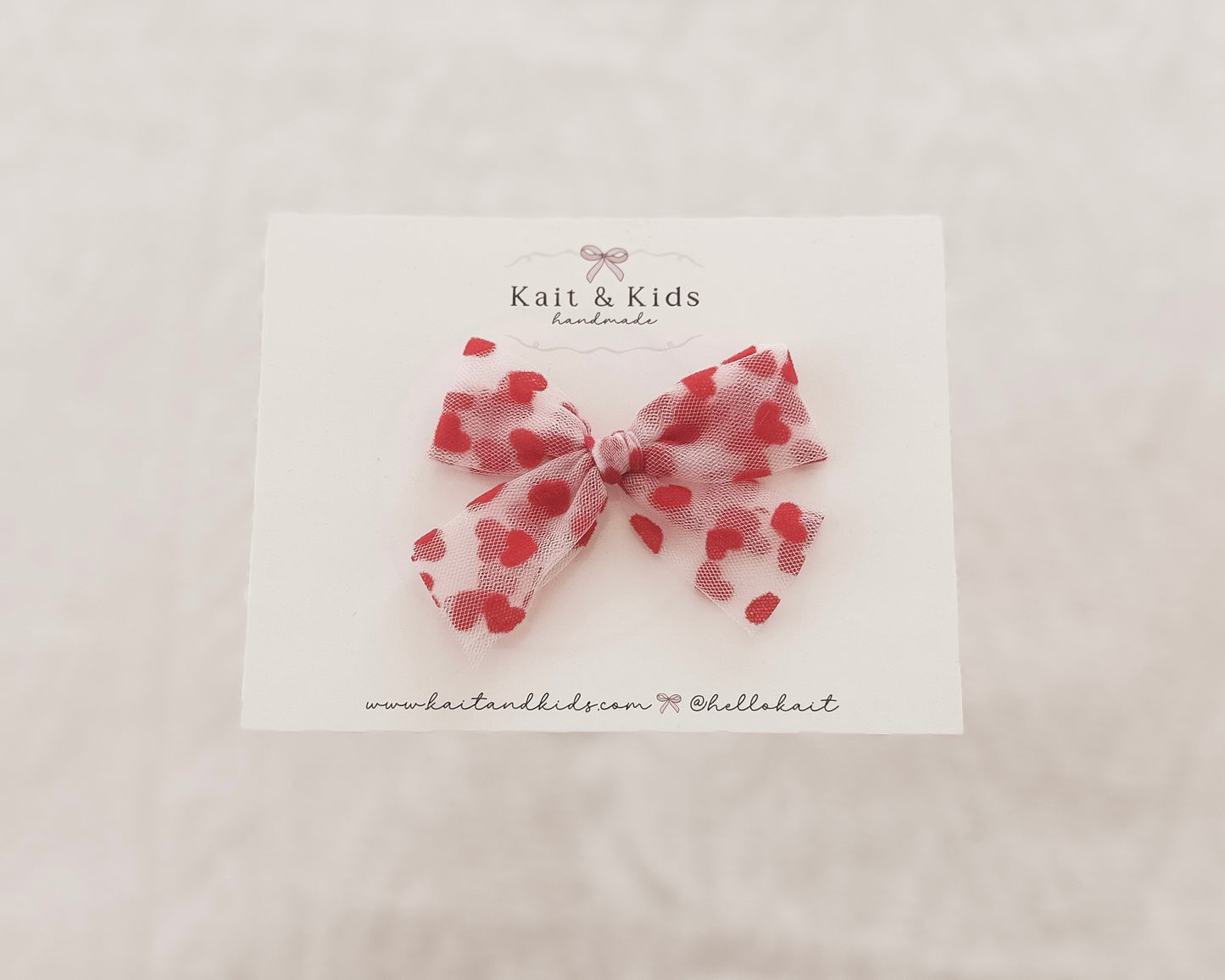 Skinny red velvet tulle