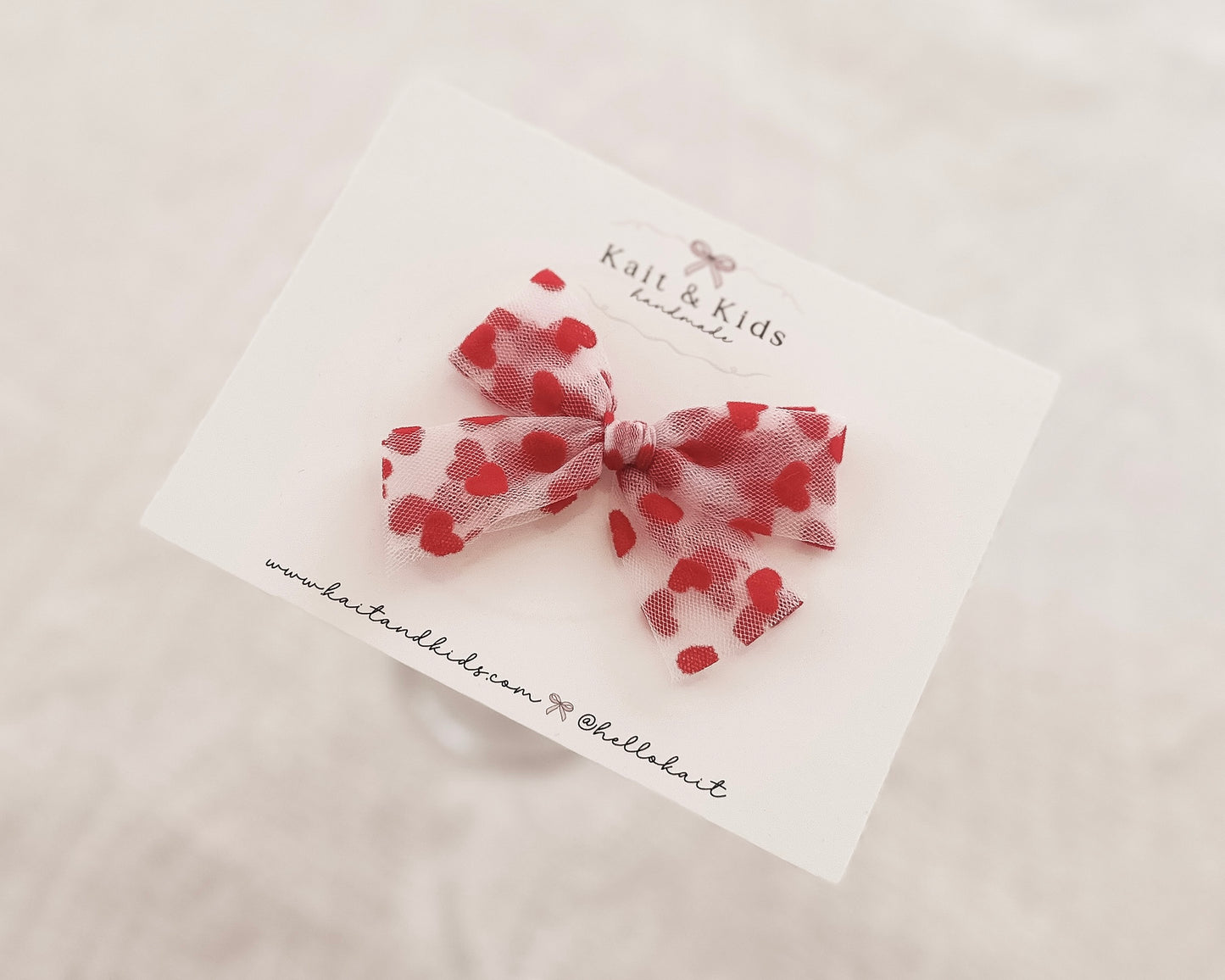 Skinny red velvet tulle