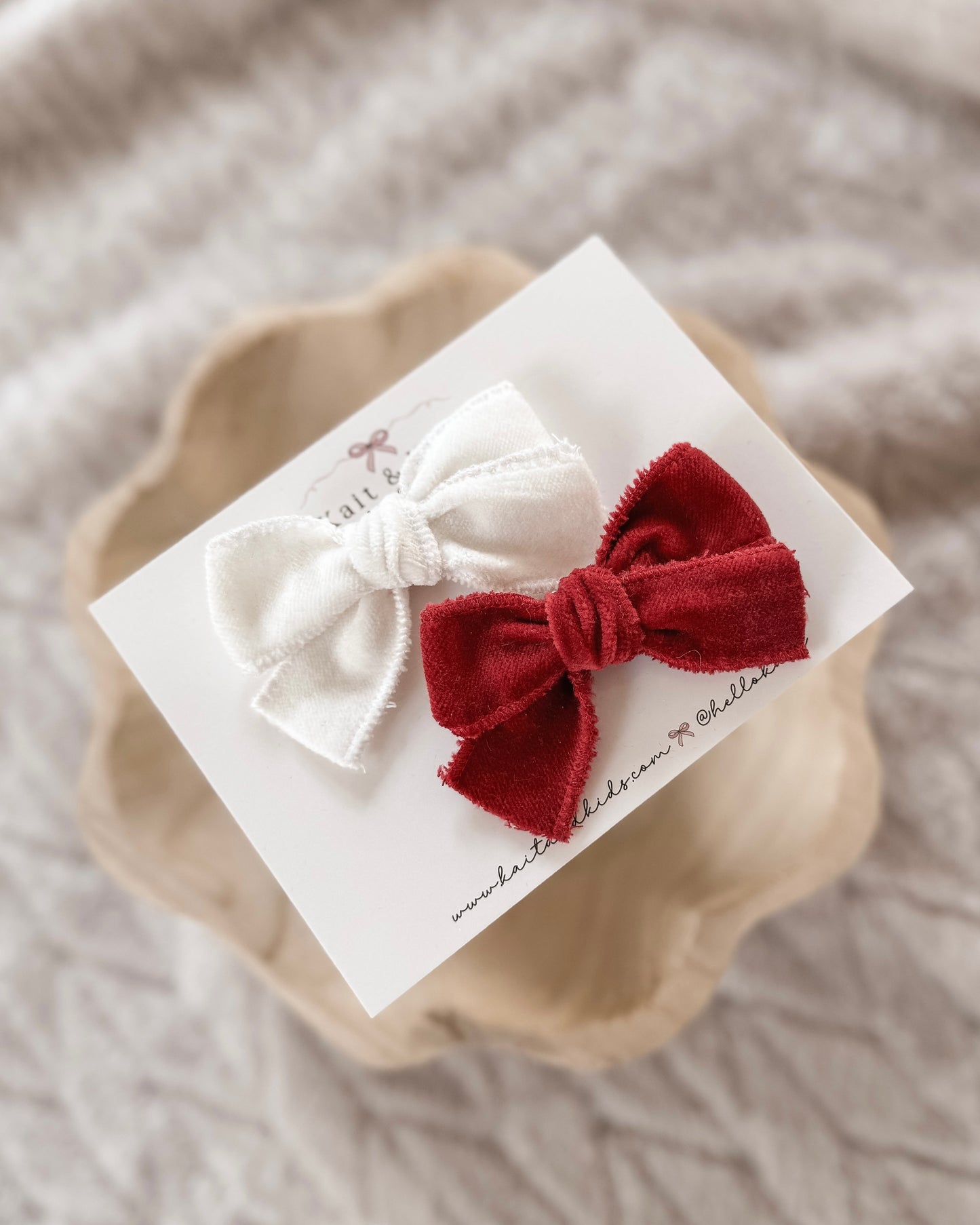 Santa hat *velvet / mini classic / set