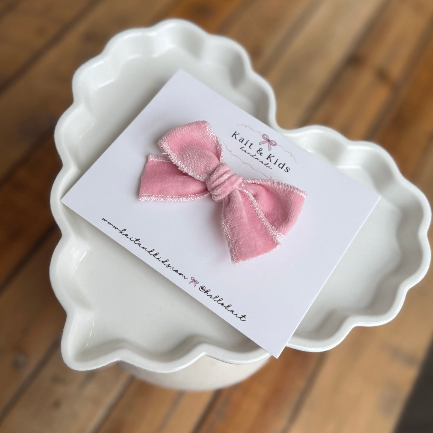 Bubblegum pink mini classic ♡ headband / clip / piggy set