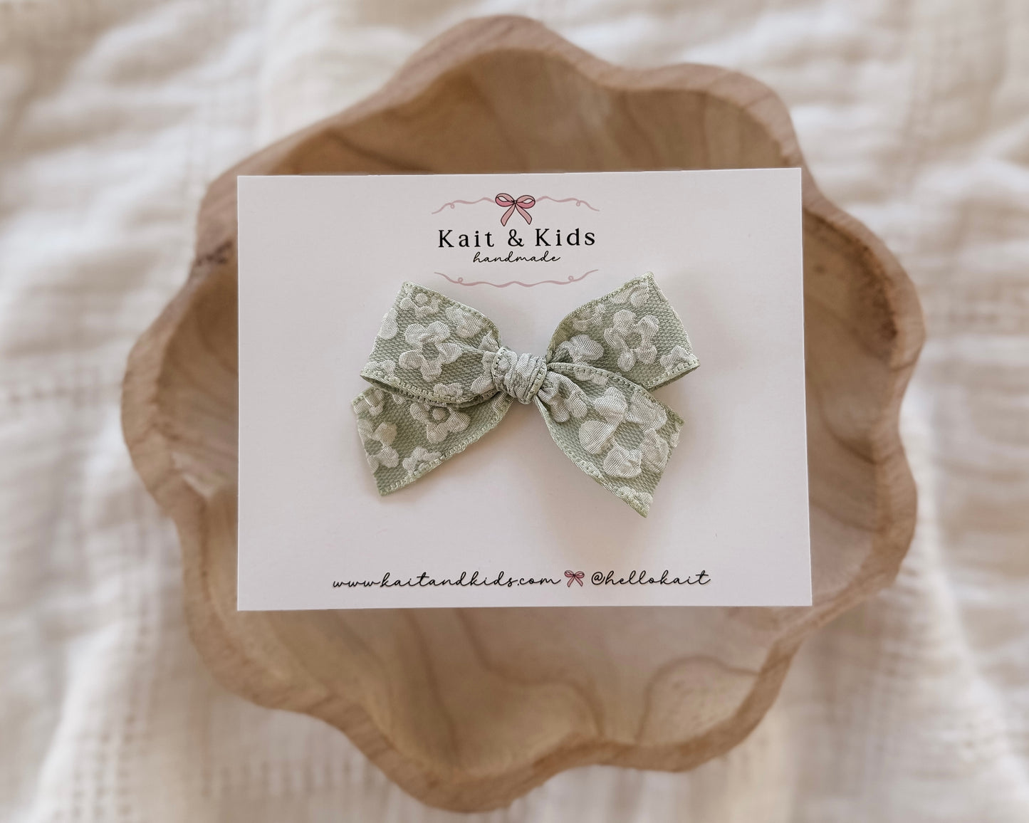 Sage floral / single or piggy set