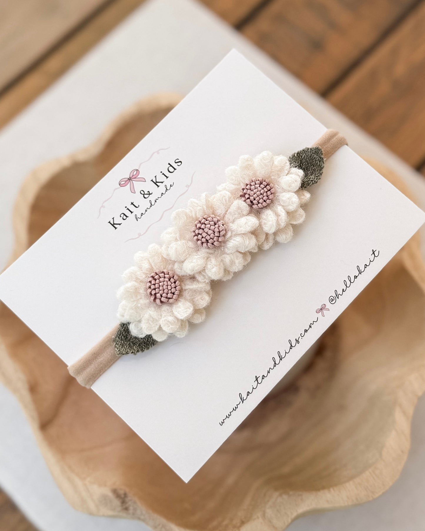 Belle flower ✿ headband