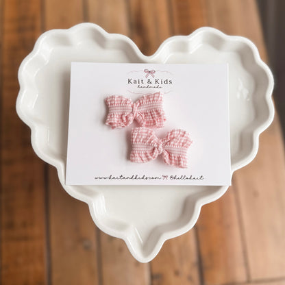 pink itty check ♡ piggy set ♡