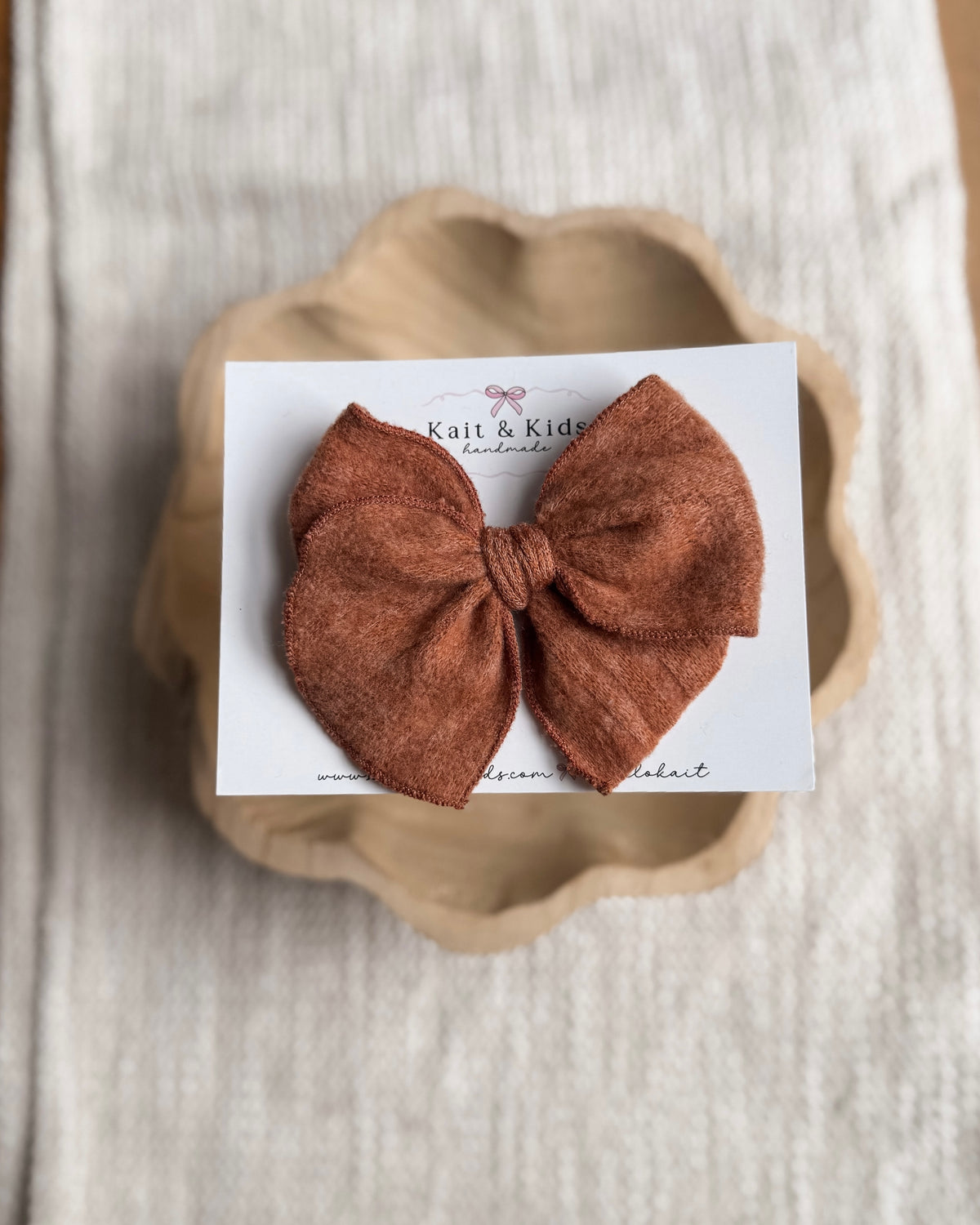 Pumpkin knit / fable / headband / clip