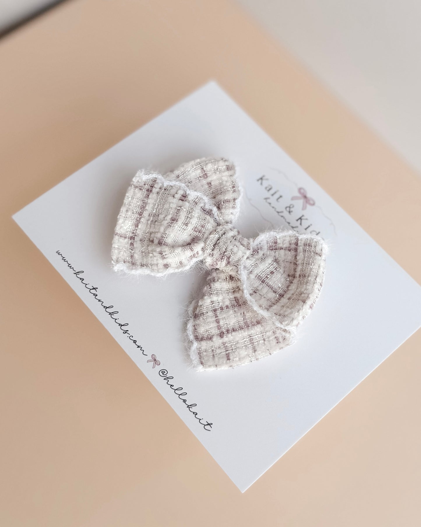 Lilac meadow ✿ headband / clip / piggy set