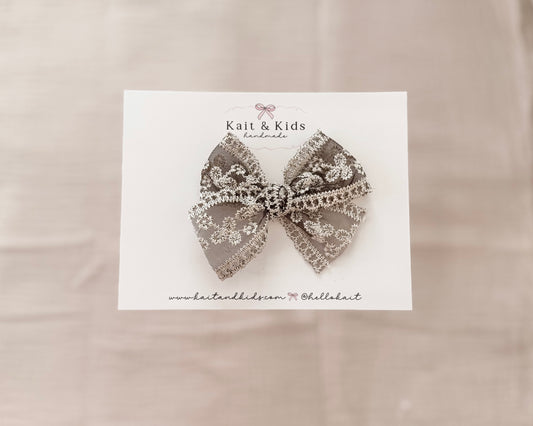Black lace mini