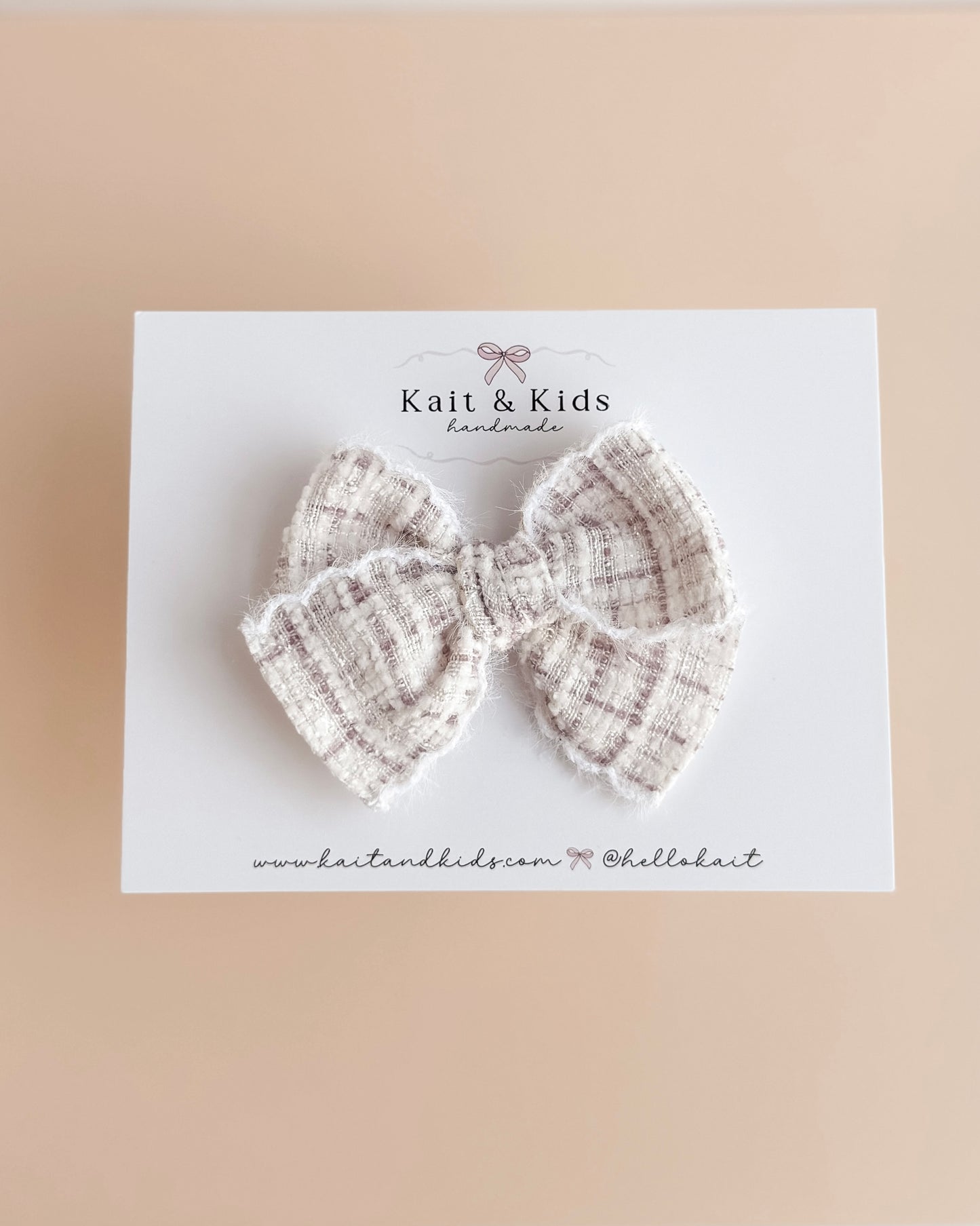 Lilac meadow ✿ headband / clip / piggy set