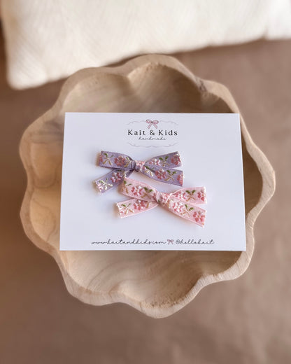 Skinny blossom duo ✿ headband / clip