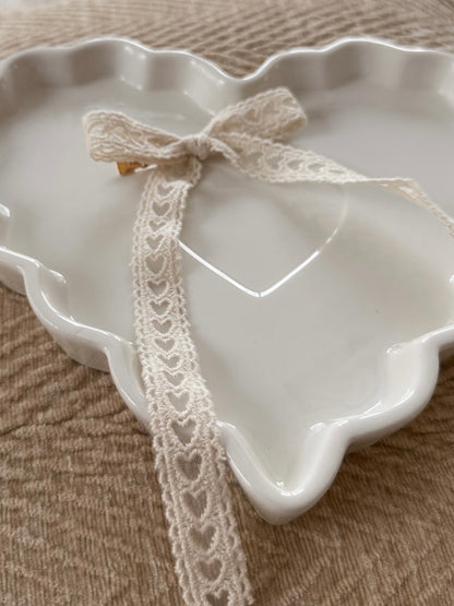 Cream heart lace ♡ longtail