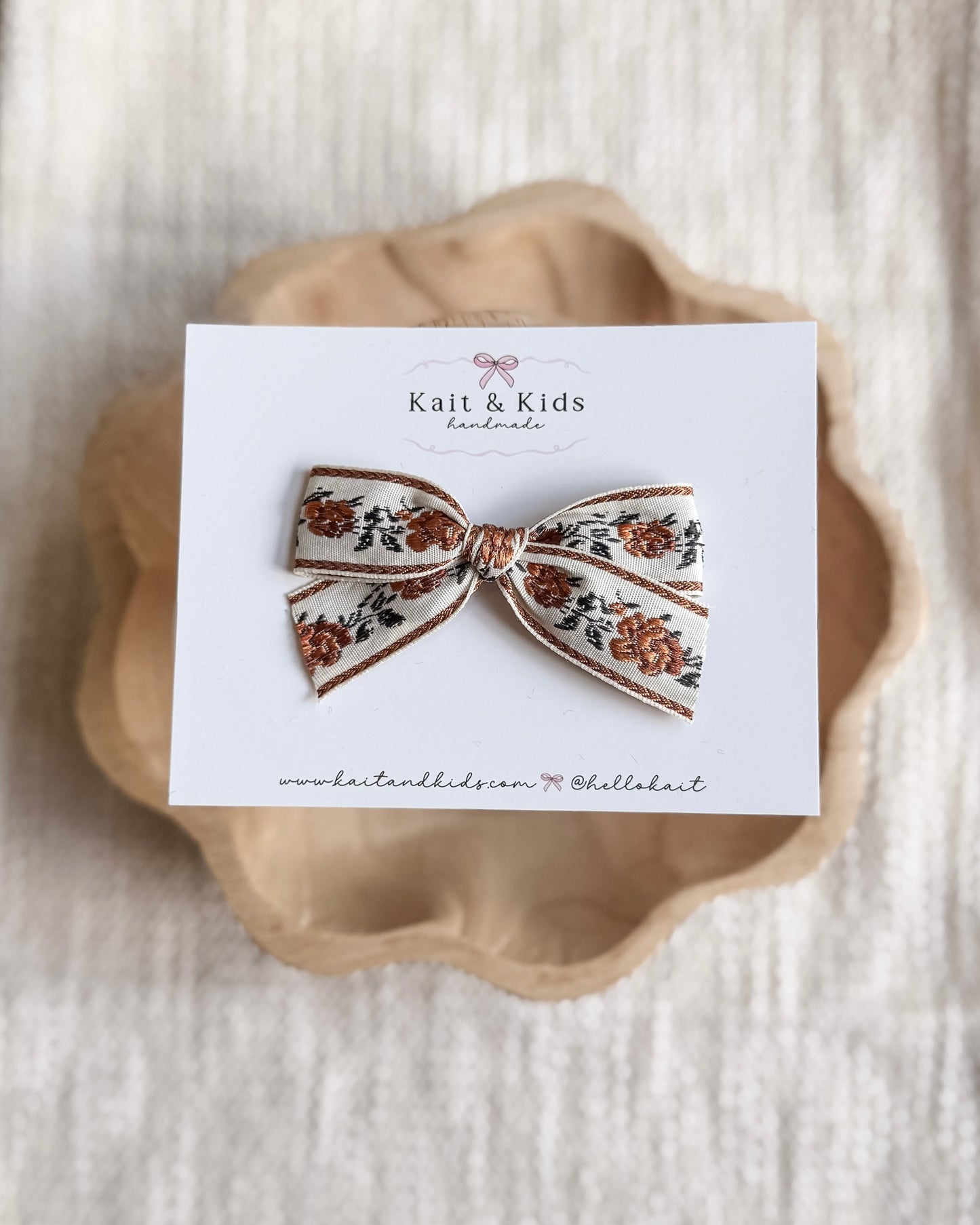 Marigold / headband / clip / piggy set