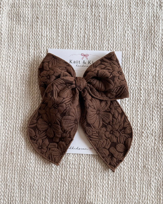 Espresso bloom / fable / large / clip / XL