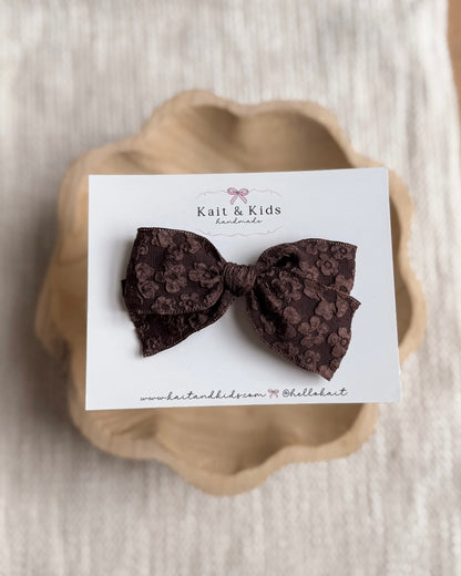 Mocha Meadow / headband / clip /
