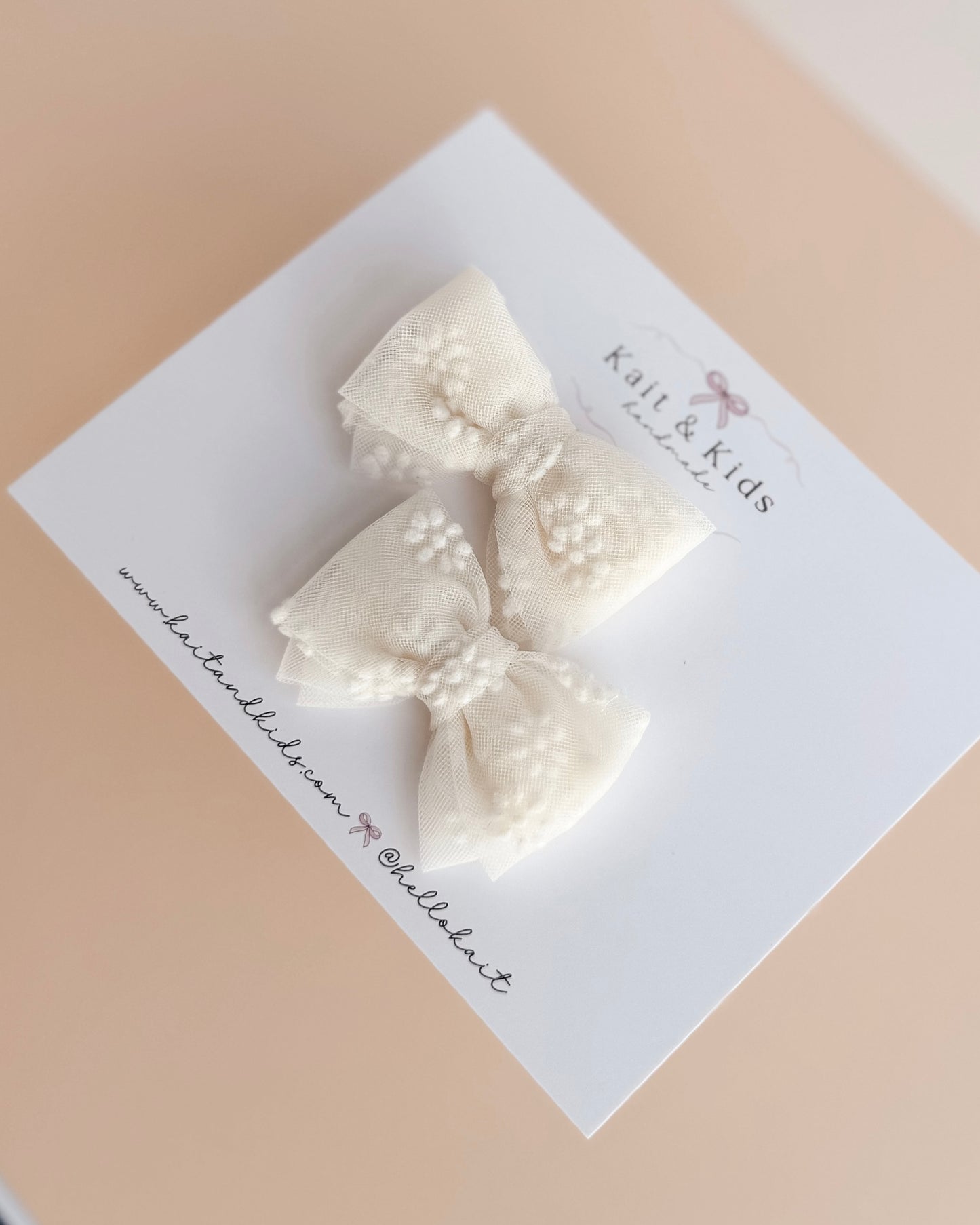 Flocking floral cream ♡ piggy set