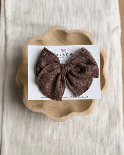 Chocolate / fable / headband / clip