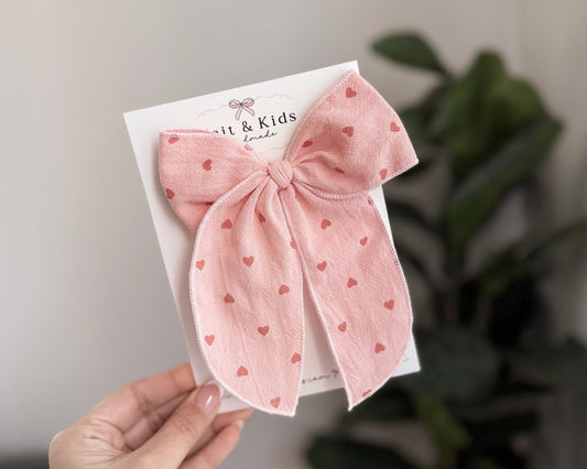 pink heart *Large* clip