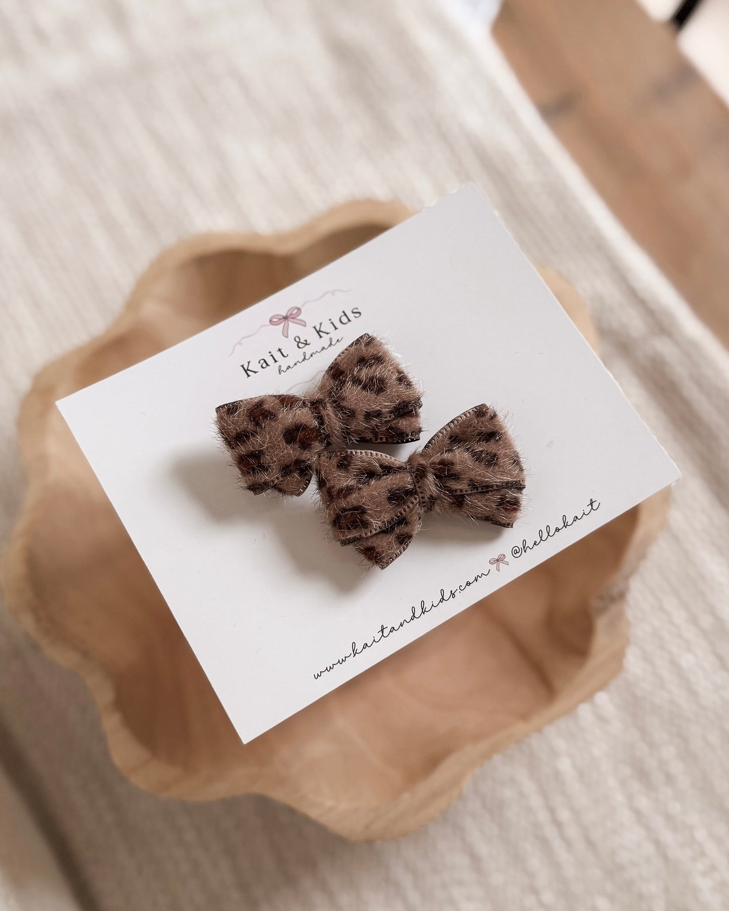 Teddy leopard / piggy set