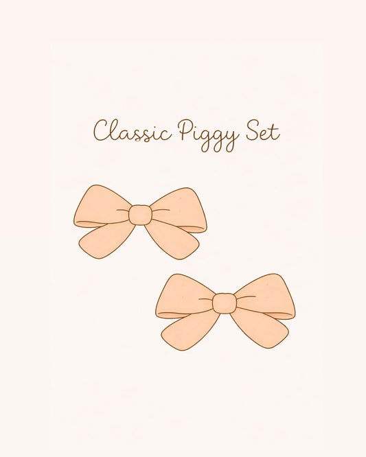 Mini classic piggy set ✿ multiple fabric options
